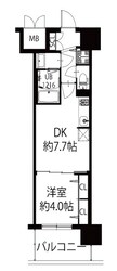 グランカーサ難波元町の物件間取画像